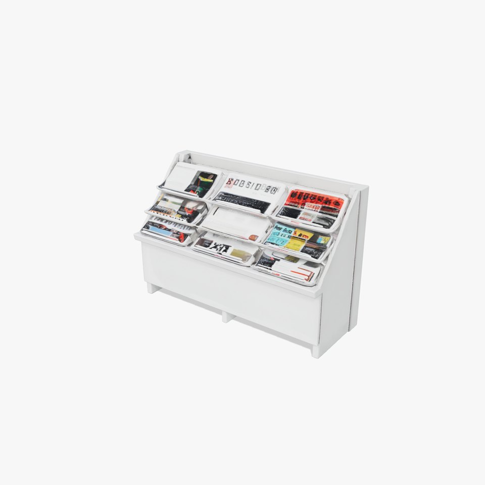 Realistic Newsstand Display Model